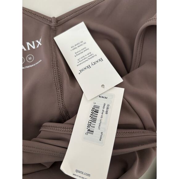 SPANX DEEP DIVE BOOTY BOOST JUMPSUIT SMOKE NWT SIZE MEDIUM - Picture 8 of 8